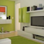 صنع غرفة معيشة صغيرة مع أثاث صغير