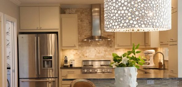 إضاءة المطبخ علوي