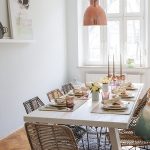 خوص الأثاث مصنوعة من الروطان الاصطناعي في تصميم المنزل