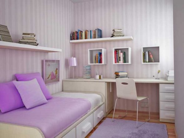 نختار الألوان لغرفة صغيرة