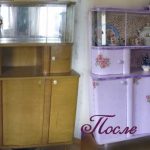 استعادة الصور بوفيه الأثاث القديم قبل وبعد