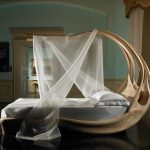 لغز خشبي أنيق السرير