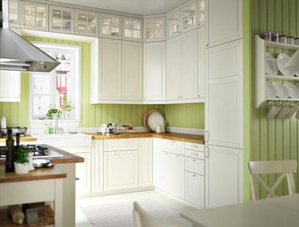 المطبخ الأبيض رائع