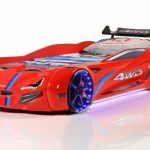 السرير الذكية للصبي في شكل السيارة مع الإضاءة