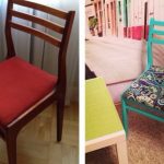 كرسي قديم قبل الترميم