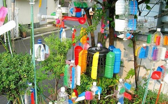 Trang trí trang web với trang trí chai