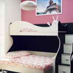 غرفة نوم مريحة في شقة صغيرة