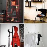 الشماعات ورفوف مصنوعة من أنابيب البولي بروبلين