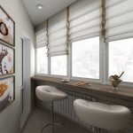 شريط مضادة على الشرفة