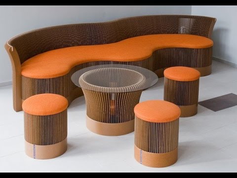 أثاث من الورق المقوى منخفض التكلفة