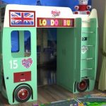 حافلة العلية لسرير الأطفال