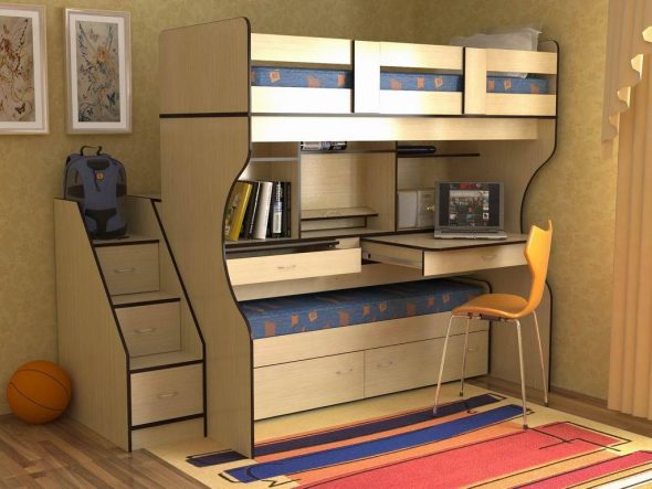 سرير بطابقه