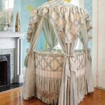 سرير مستدير مثالي لغرفة تقليدية