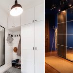 المناطق الداخلية من الردهة الصغيرة على الطراز الحديث.