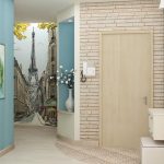 المناطق الداخلية من مدخل صغير في أسلوب بروفانس