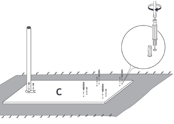 إلى الطاولة اربط الساق