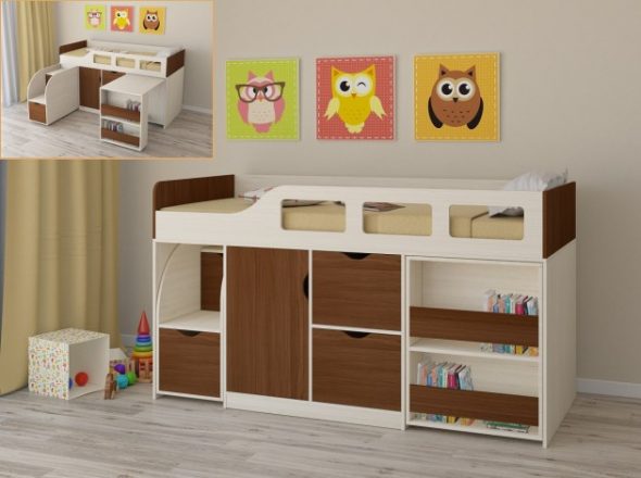 العلية سرير للأطفال من 3 سنوات أسترا