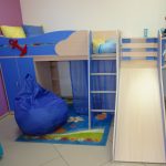 سرير العلية مع لعبة منطقة الاميرال