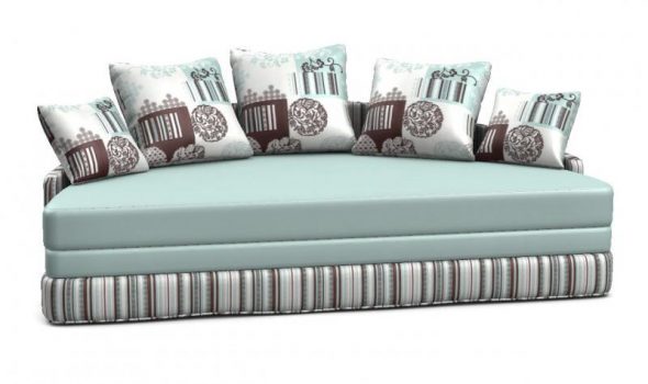 أريكة سرير مستديرة مطوية