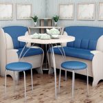 ركن المطبخ في مطبخ صغير