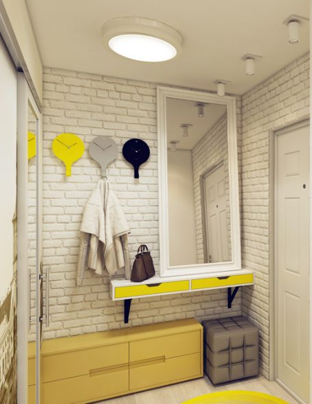 مدخل صغير على الطراز الحديث