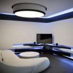 أثاث غير عادي في المناطق الداخلية من المستقبل