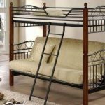 سرير بطابقين معدني