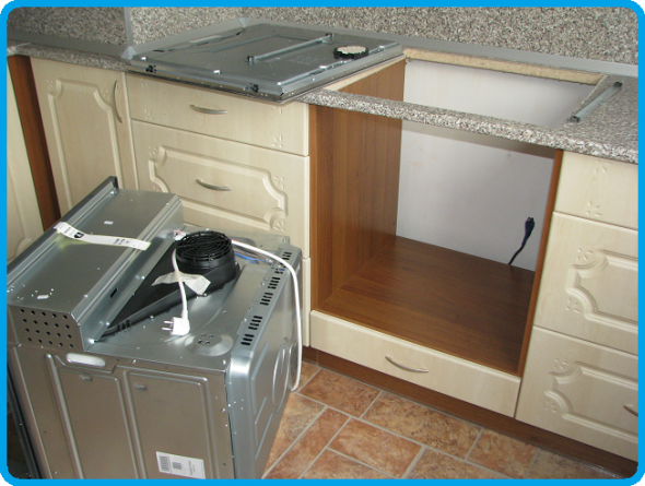 تركيب الفرن