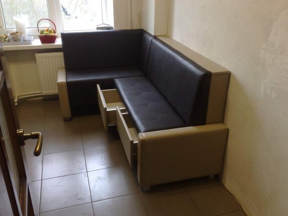 لينة المطبخ الزاوية جلدي