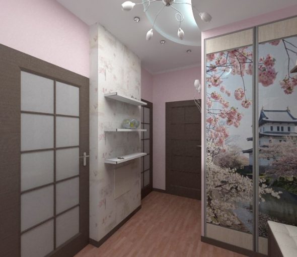 صنع ممر مع الزخارف اليابانية