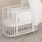 عربة بيضاوية مع آلية دوار الحركة