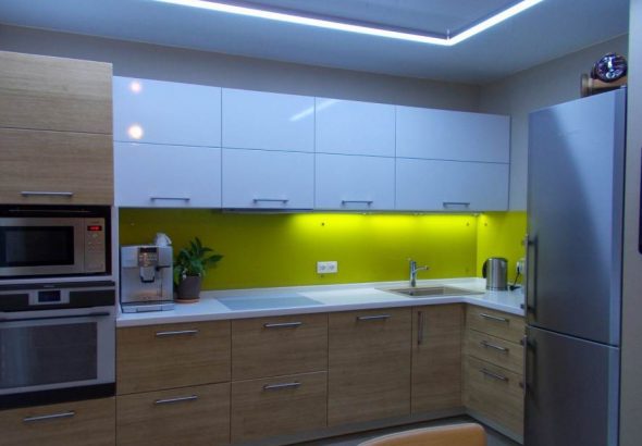 الحال مع فرن مدمج