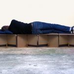 سرير كرتون قابل للطي