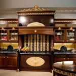 مطبخ خشبي فاخر بتصميم فاخر