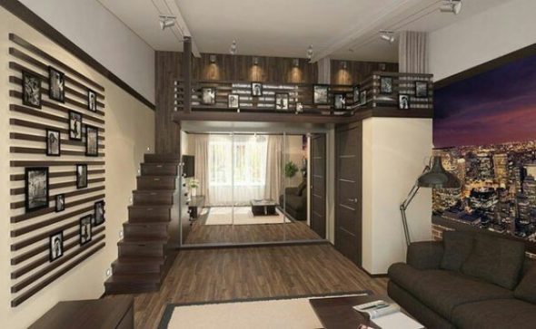 سرير فاخر على المستوى الثاني