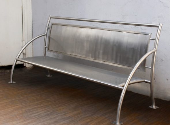 مقعد الفولاذ المقاوم للصدأ