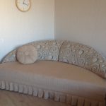 تجميعها أريكة مستديرة