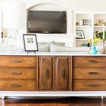 مزيج من الخشب مع لون البحر الأزرق مزيج من الخشب مع لون البحر الأزرق