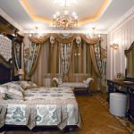 مجموعة النوم الأزرق مع الذهب