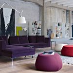 أسلوب التكنولوجيا الفائقة في المناطق الداخلية من غرفة المعيشة