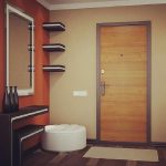 أسلوب الحد الأدنى في تصميم مدخل صغير