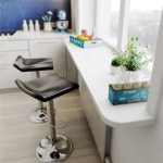 كونترتوب عتبة في المطبخ