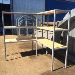 رف أنبوب الزاوية