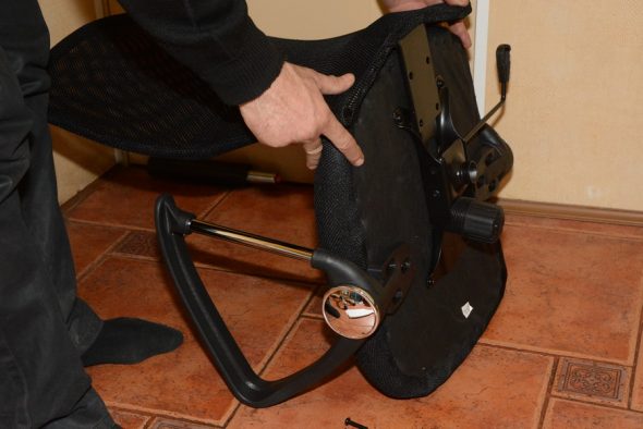 تثبيت مسند الظهر