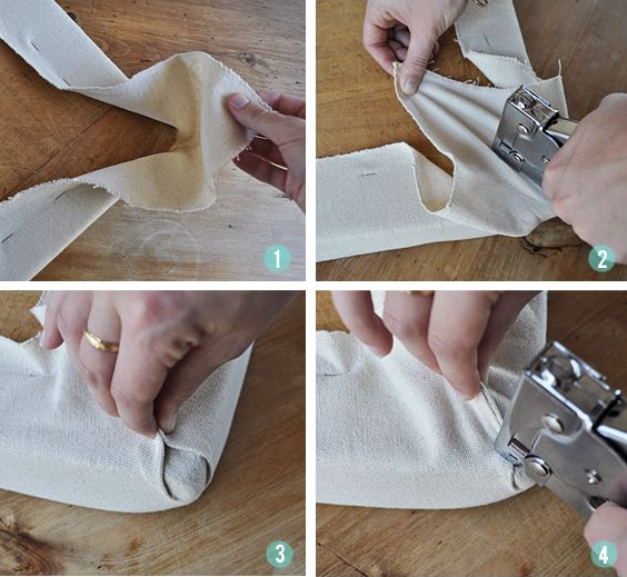 ربط النسيج في الزوايا