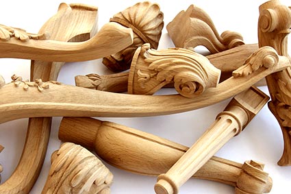 تفاصيل لتجميع كرسي منحوت