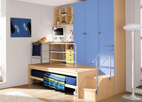 قابل للسحب المنصة السرير