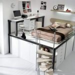 غرفة نوم جميلة وعصرية لصبي بالغ