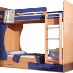 السرير في مستويين من MDF