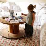 المائدة المستديرة تفعل ذلك بنفسك من بكرة الكابل